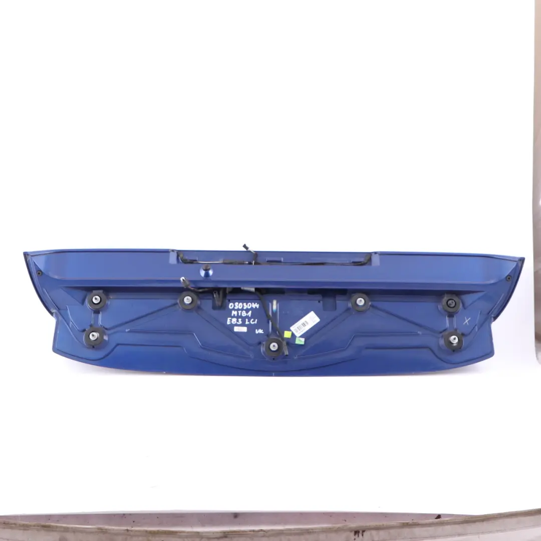 BMW X3 E83 Rear Spoiler Upper Trunk Lid Roof Montegoblau Montego Blue - A51 - SKU 0303044-MTB - Part number 0303044