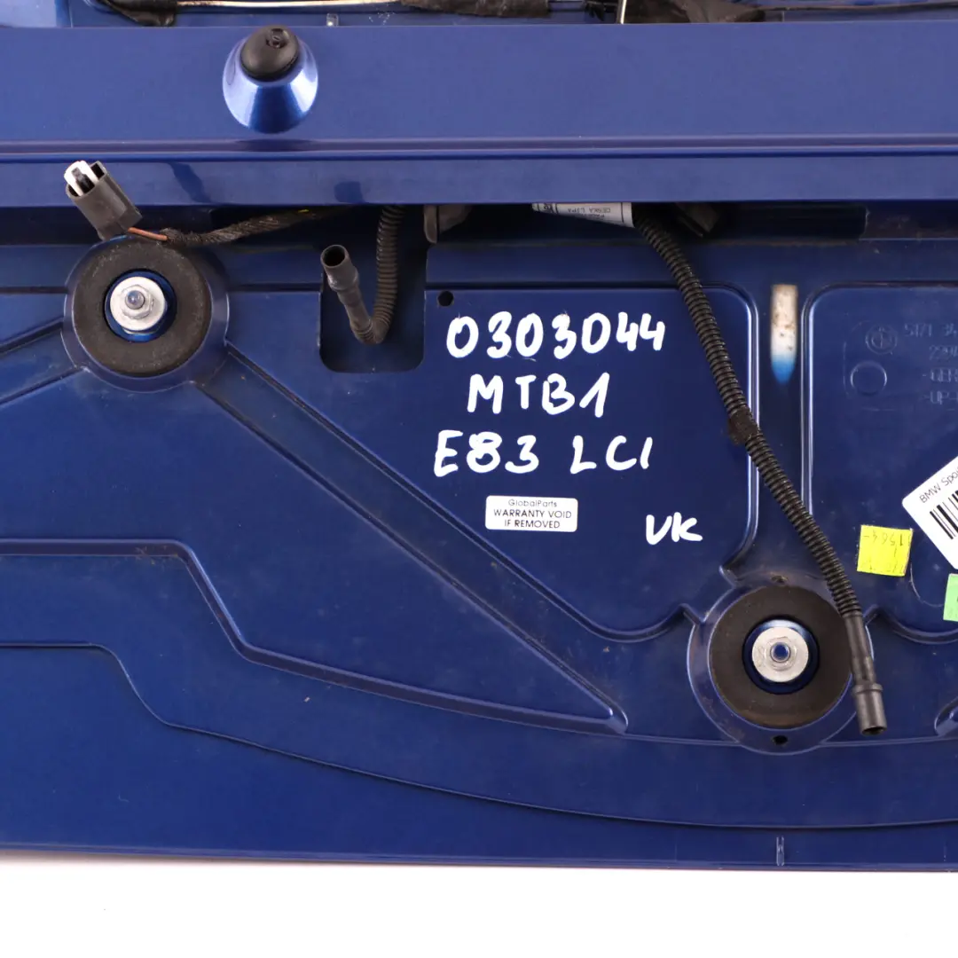 Alerón Trasero BMW X3 E83 Tapa Superior Maletero Techo Azul Montego - A51 para con número de pieza 0303044 Alerón Trasero BMW X3 E83 Tapa Superior Maletero Techo Azul Montego - A51 - SKU 0303044-MTB - Número de pieza 0303044