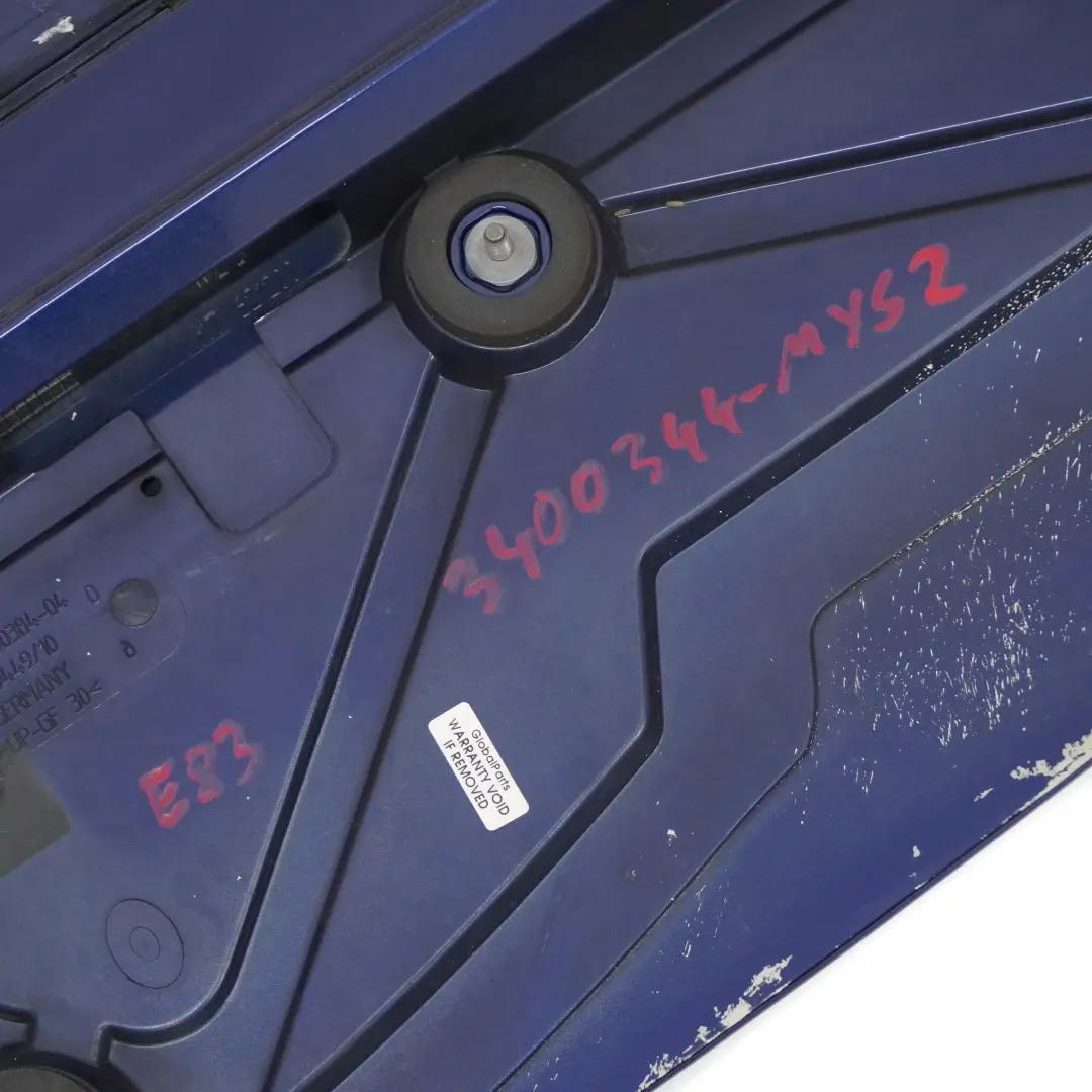 BMW X3 E83 Spoiler Spojler Lotka Tył Mystic Blue - A07 - SKU 0303044-MYS2 - Numer Części 0303044