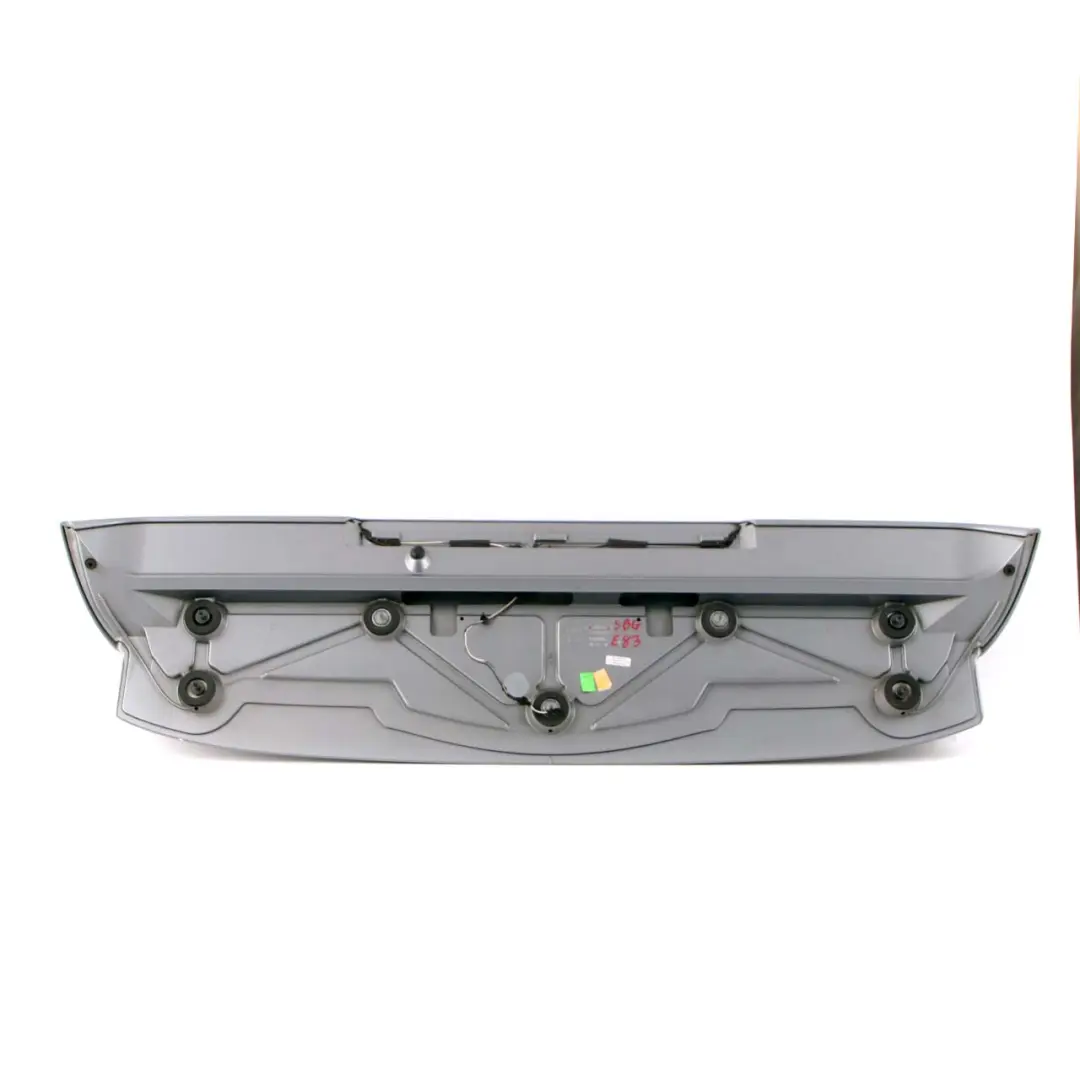 BMW X3 Series E83 Rear Spoiler Upper Trunk Lid Roof Silbergrau Grey - A08 - SKU 0303044-SBG3 - Part number 0303044