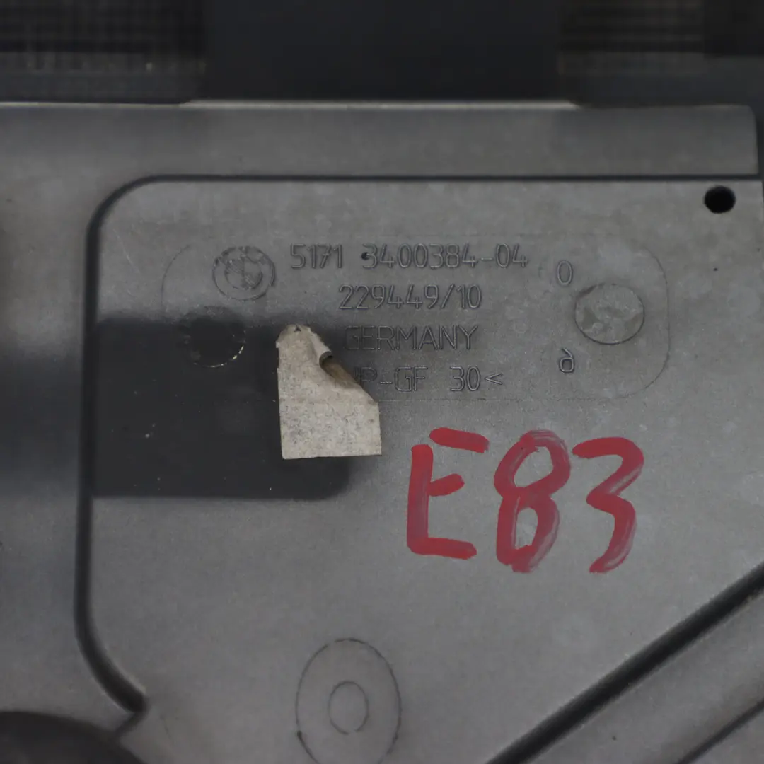BMW X3 E83 Spoiler Blenda Klapy Bagażnika Tył Szara - SKU 0303044-SBG - Numer Części 303044