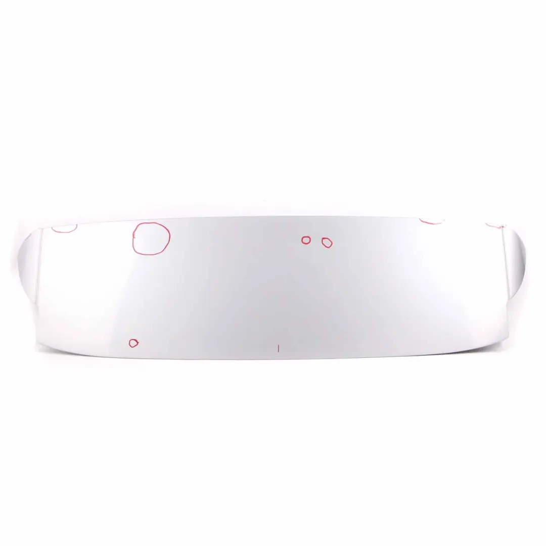 Spoiler Upper Trunk Lid Roof Titansilber Silver Metallic - 354 to BMW X3 E83 Rear with Part number 0303044 BMW X3 E83 Rear Spoiler Upper Trunk Lid Roof Titansilber Silver Metallic - 354 - SKU 0303044-TS5 - Part number 0303044