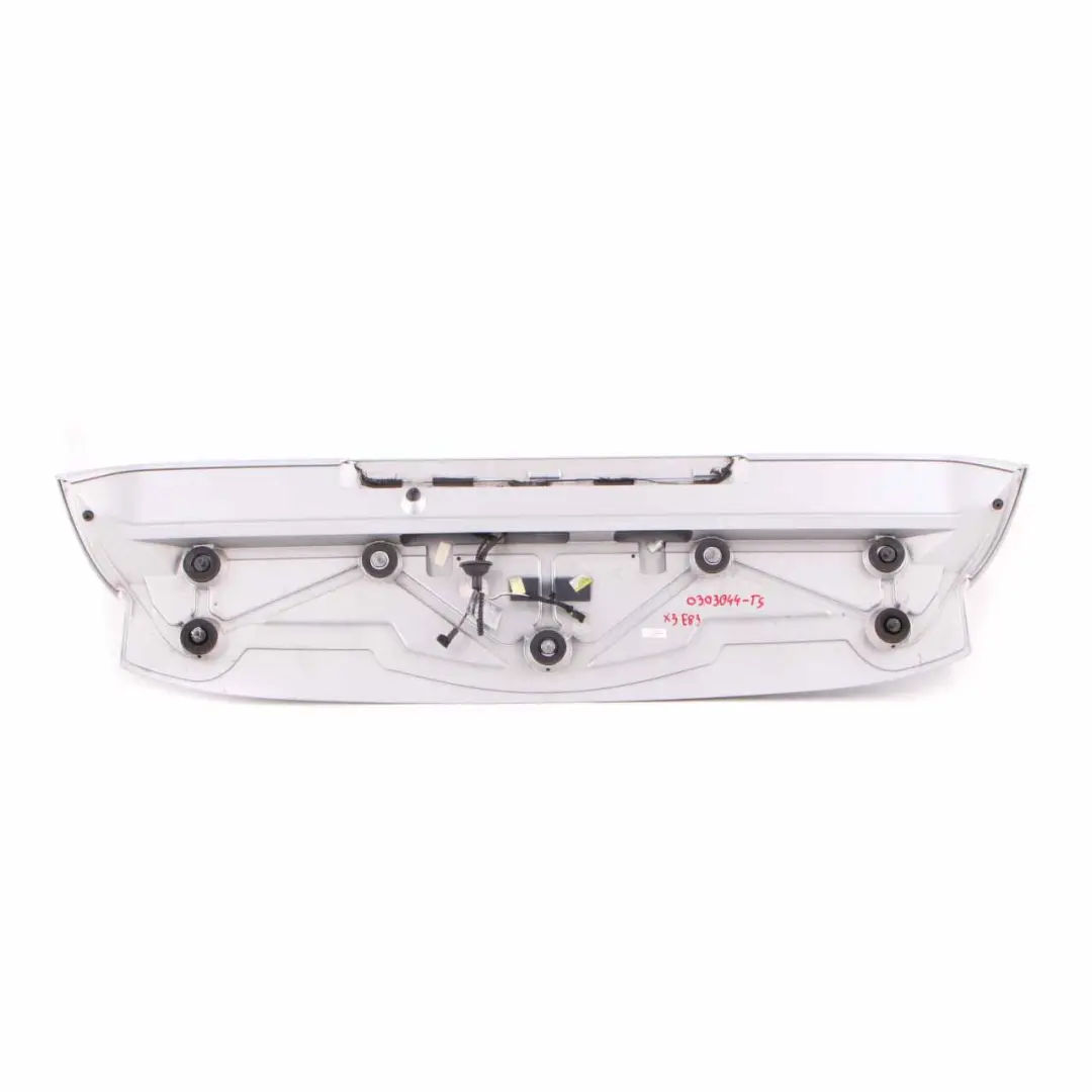 BMW X3 E83 Rear Spoiler Upper Trunk Lid Roof Titansilber Silver Metallic - 354 - SKU 0303044-TS5 - Part number 0303044