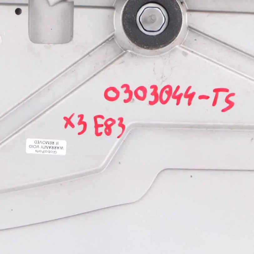 BMW X3 E83 Rear Spoiler Upper Trunk Lid Roof Titansilber Silver Metallic - 354 - SKU 0303044-TS5 - Part number 0303044