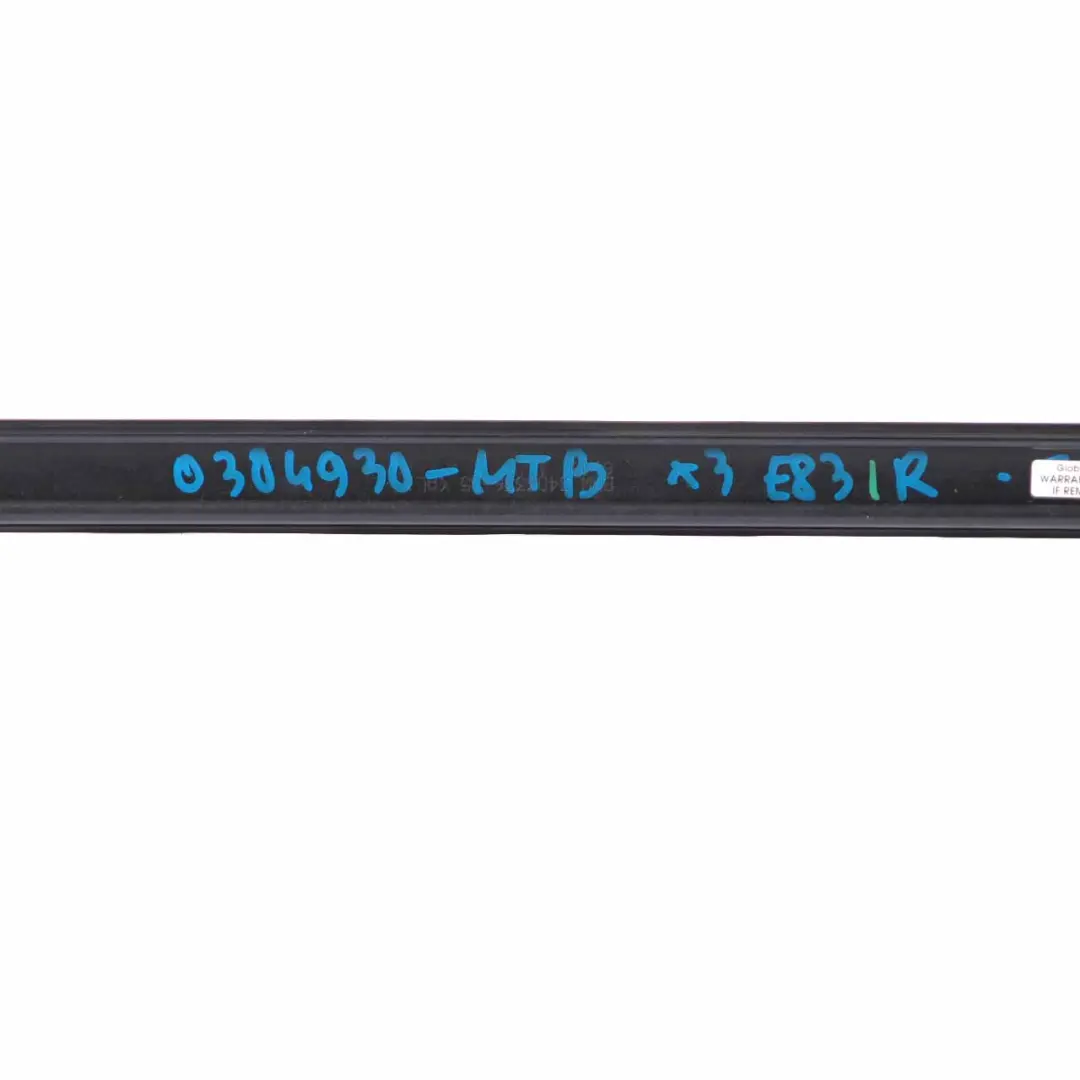 BMW X3 E83 Roof Moulding Right O/S Trim Strip Montegoblau Blue Metallic - A51 - SKU 0304928-MTB - Part number 0304928