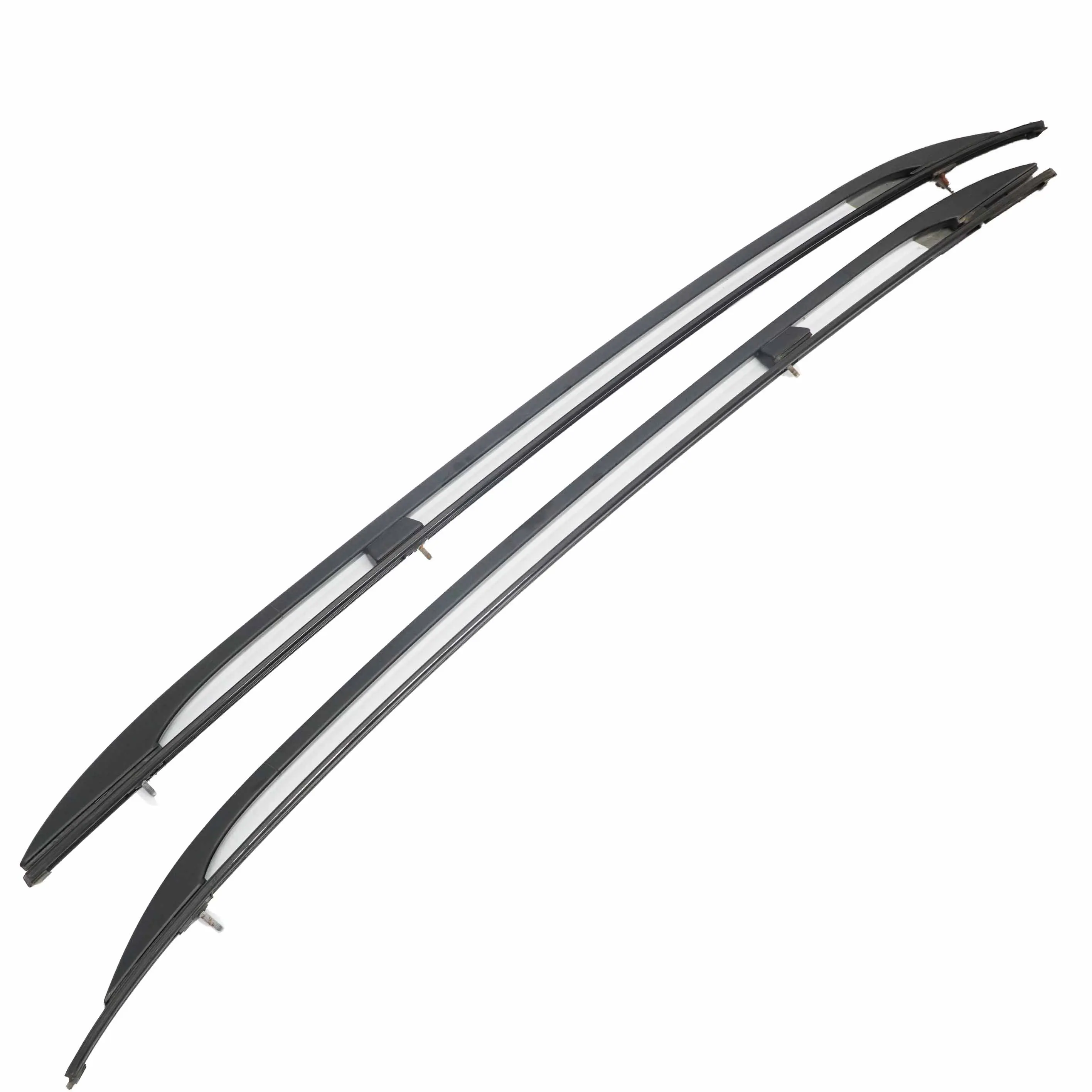 BMW X3 E83 Roof Railing Left Right N/O/S Rack Bar Set Rubinschwarz Black - S23