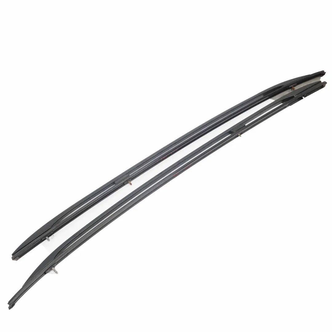 BMW X3 E83 Roof Railing Left Right N/O/S Rack Bar Set Rubinschwarz Black - S23 - SKU 0304929-RUB - Part number 0304929