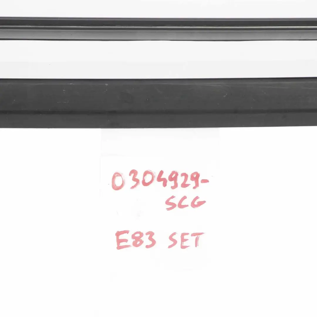 BMW X3 E83 Dachreling Zierleiste Links Rechts Set Spacegrau Grau - A52 - SKU 0304929-SCG - Teilenummer 0304929