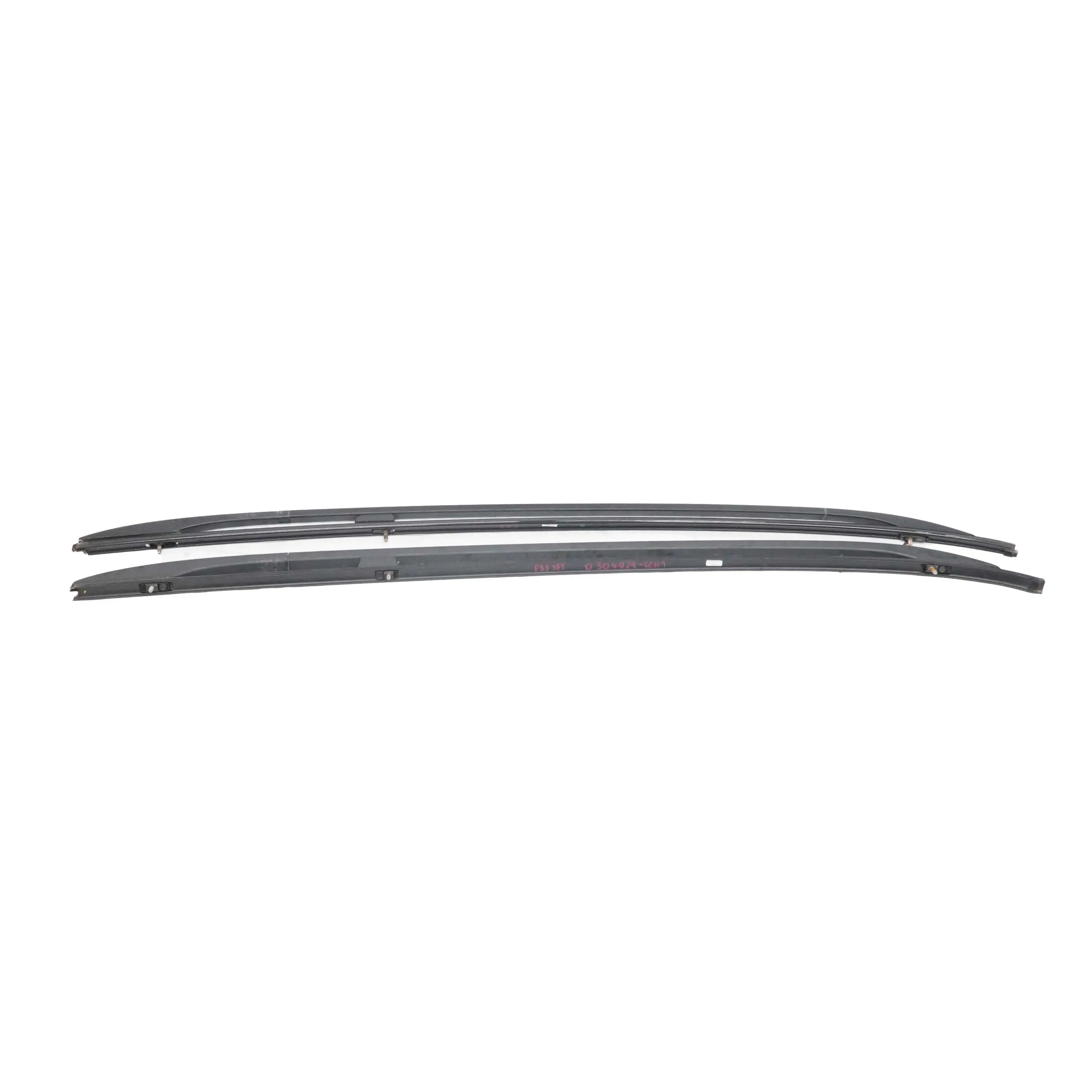 BMW X3 E83 Rails de Toit Bandes Decoratives Gauche Droite Kit Noir - 668