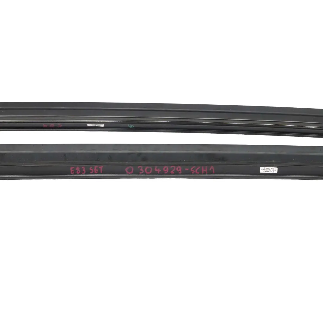 BMW X3 E83 Left Right N/O/S Roof Railing Rack Bar Set Schwarz 2 - 668 - SKU 0304929-SCH1 - Part number 0304929