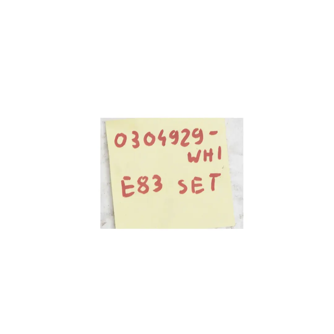 BMW X3 E83 Barre appui toit gauche droite rail Set Barre d'appui peint blanc - SKU 0304929-WHI - Numéro de pièce 0304929