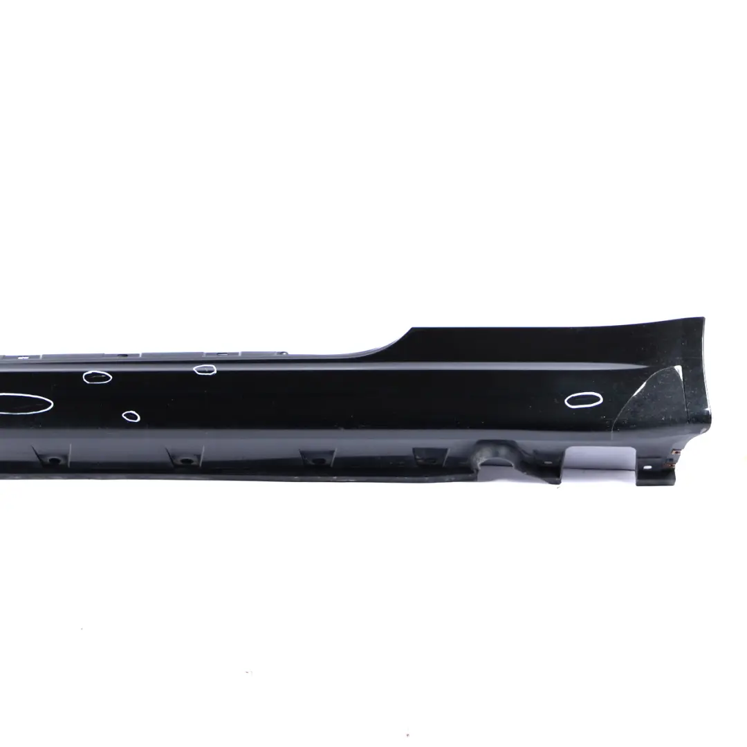 Door Sill Side Cover Skirt Left N/S Black Sapphire - 475 to BMW E63 E64 1 with Part number 0304947 BMW E63 E64 1 Door Sill Side Cover Skirt Left N/S Black Sapphire - 475 - SKU 0304947-BS1 - Part number 0304947