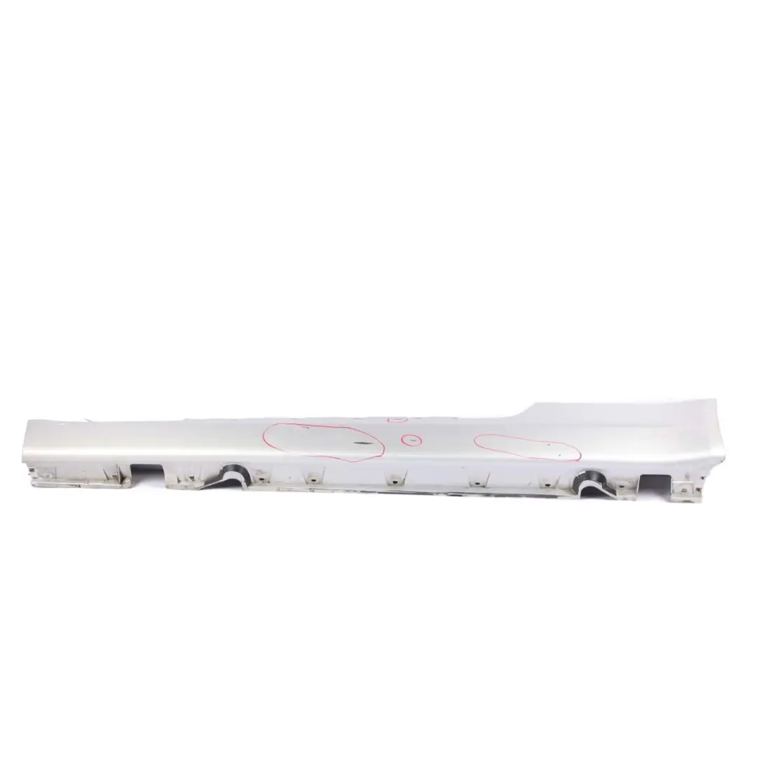 Door Sill Side Cover Trim Skirt Left N/S Titansilber Silver 354 to BMW E63 E64 with Part number 0304947 BMW E63 E64 Door Sill Side Cover Trim Skirt Left N/S Titansilber Silver 354 - SKU 0304947-TS1 - Part number 0304947
