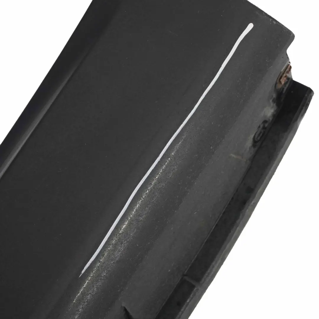 BMW E63 E64 Faldón lateral del umbral de la puerta derecha Black Sapphire - 475 - SKU 0304948-BS1 - Número de pieza 0304948