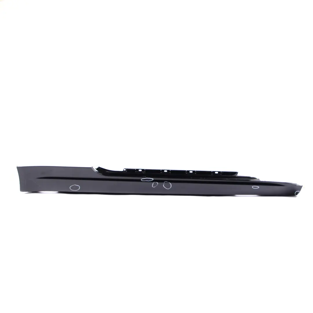 BMW 6 E63 E64 2 Door Sill Side Cover Skirt Right O/S Black Sapphire - 475 - SKU 0304948-BS2 - Part number 0304948