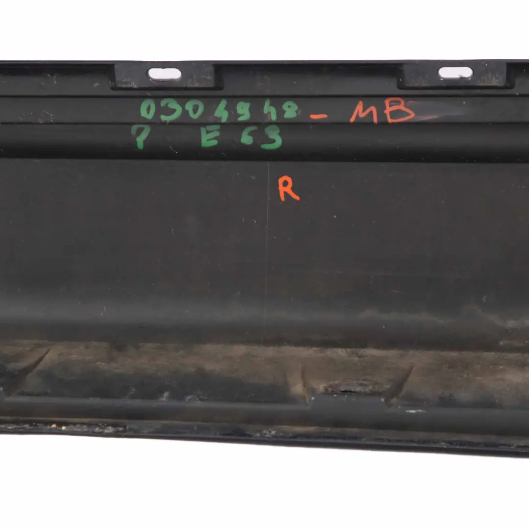 BMW E63 E64 Door Sill Side Cover Skirt Right O/S Monacoblau Blue Metallic - A35 - SKU 0304948-MB - Part number 0304948