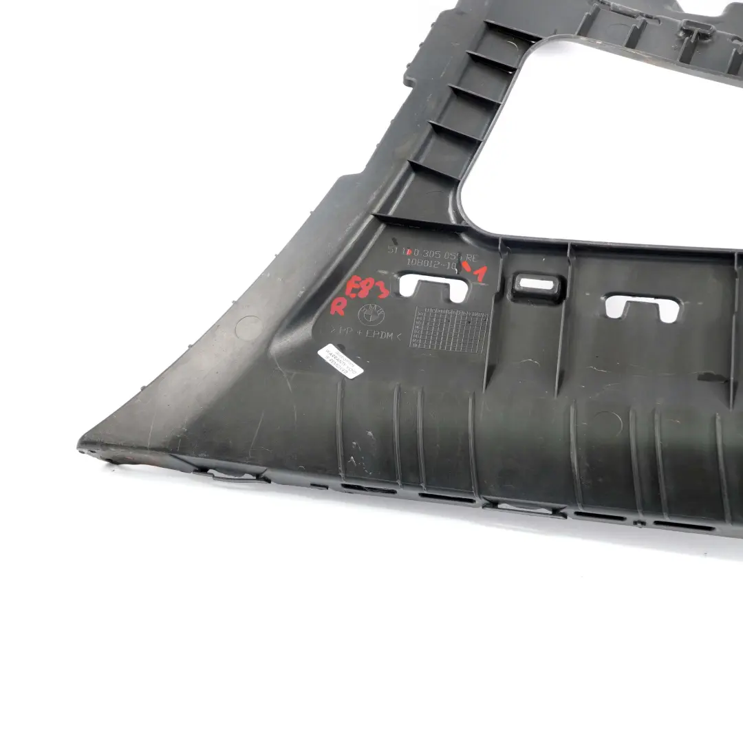 BMW X3 E83 Rear Bumper Right O/S Insert Lateral Support Bracket Holder - SKU 0305055-1 - Part number 0305055