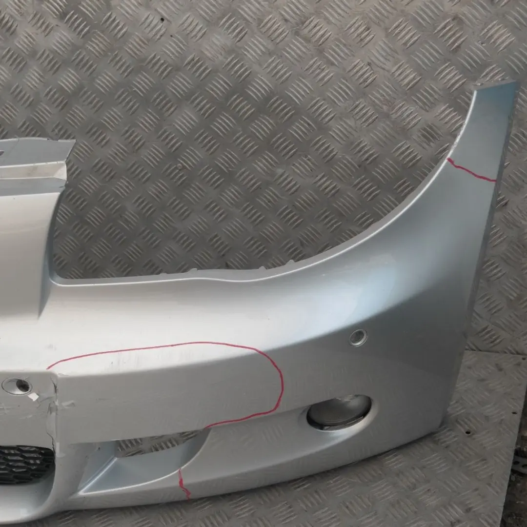 BMW 1 Series E81 E87 M Sport Complete Front Bumper Trim Panel Titansilber Silver - SKU 0306658-SCH - Part number 33550