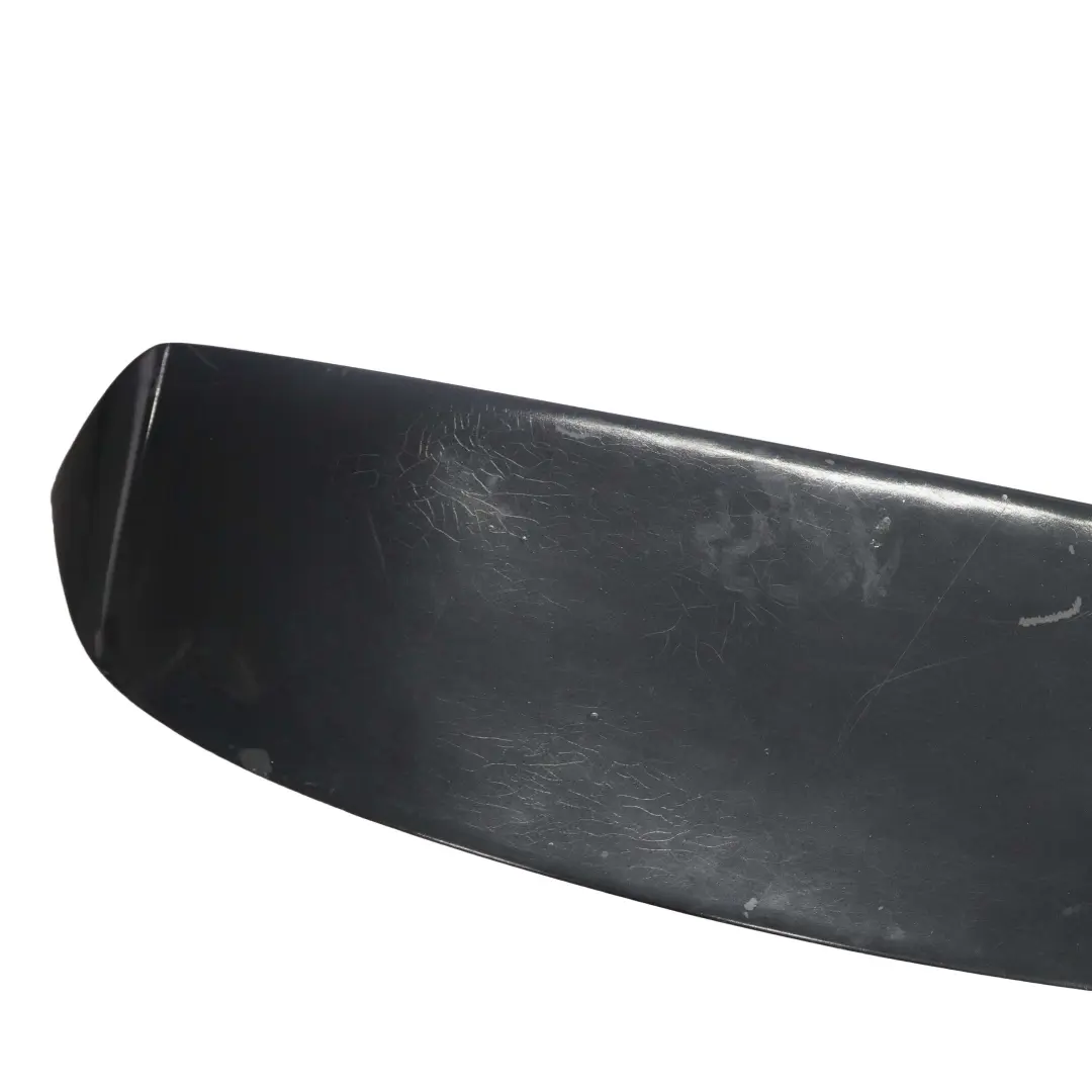 Spoiler BMW E81 E87 Aero Tailgate Boot Trunk Lid Black Sapphire 475 to Rear with Part number 0306667 Rear Spoiler BMW E81 E87 Aero Tailgate Boot Trunk Lid Black Sapphire 475 - SKU 0306667-BS - Part number 0306667