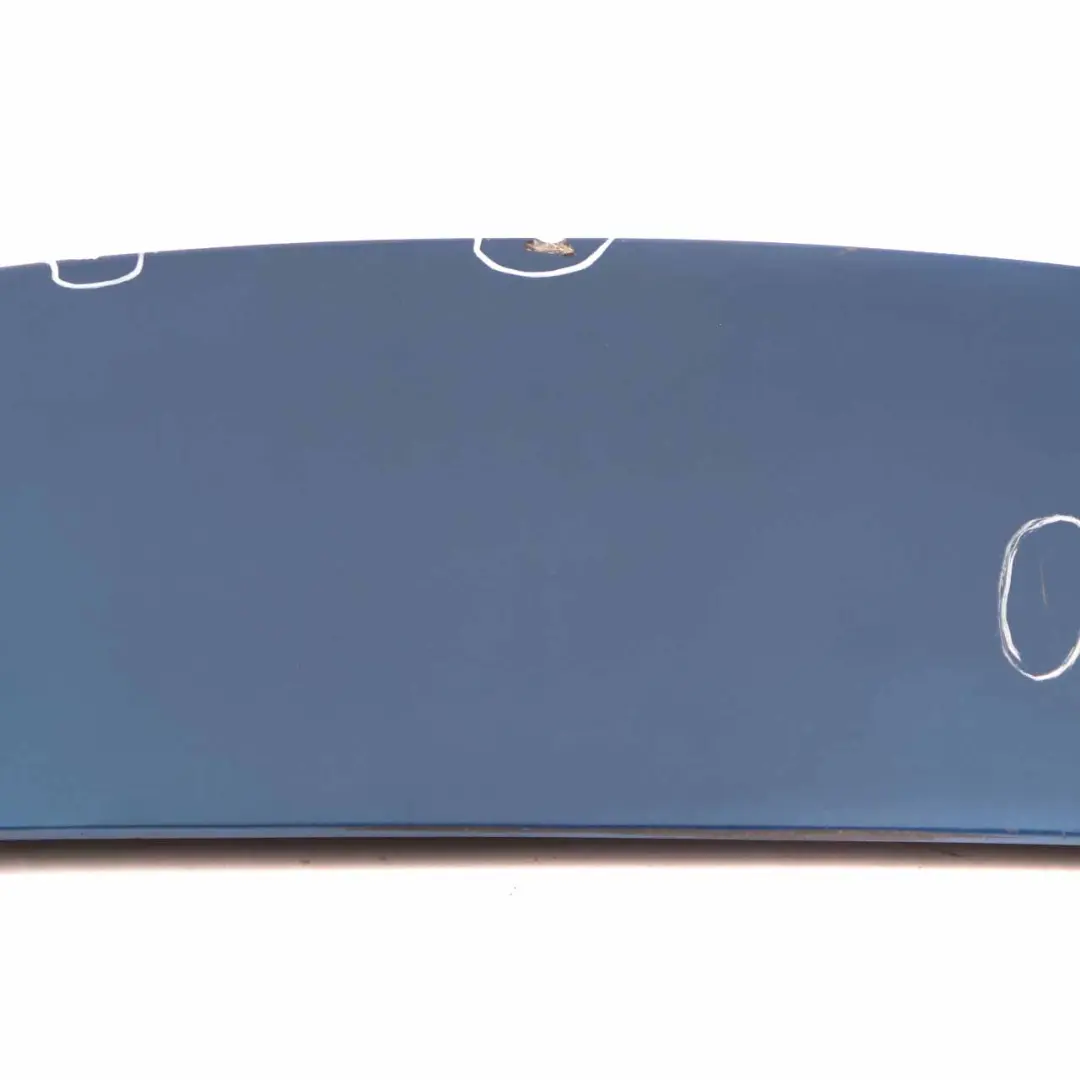 Spoiler BMW E81 E87 Aero Tailgate Boot Trunk Lid Sydneyblau Blue to Rear with Part number 0306667 Rear Spoiler BMW E81 E87 Aero Tailgate Boot Trunk Lid Sydneyblau Blue - SKU 0306667-SYD - Part number 0306667