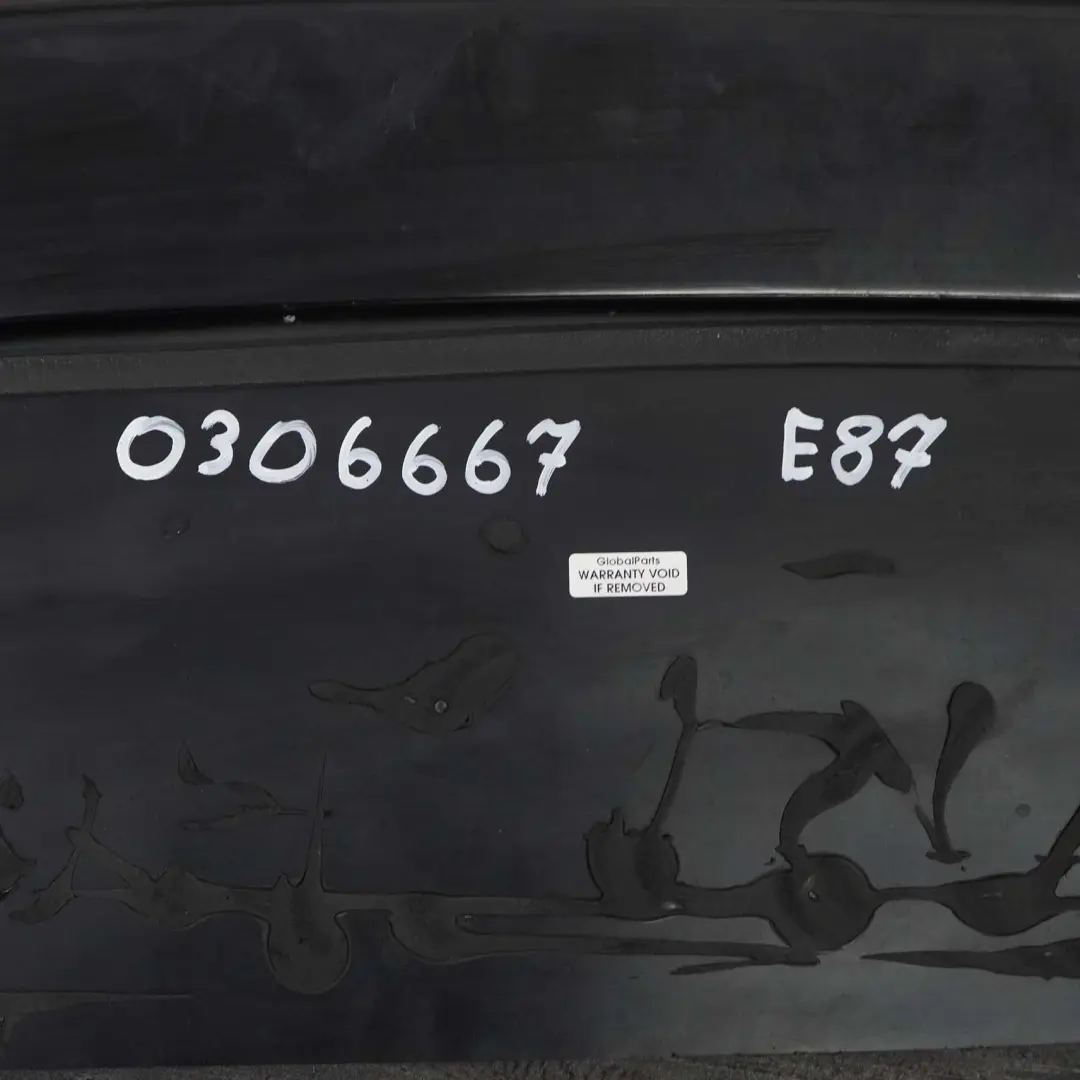 Rear Spoiler BMW E81 E87 Aero Tailgate Boot Trunk Lid Black Primed - SKU 0306667 - Part number 0306667