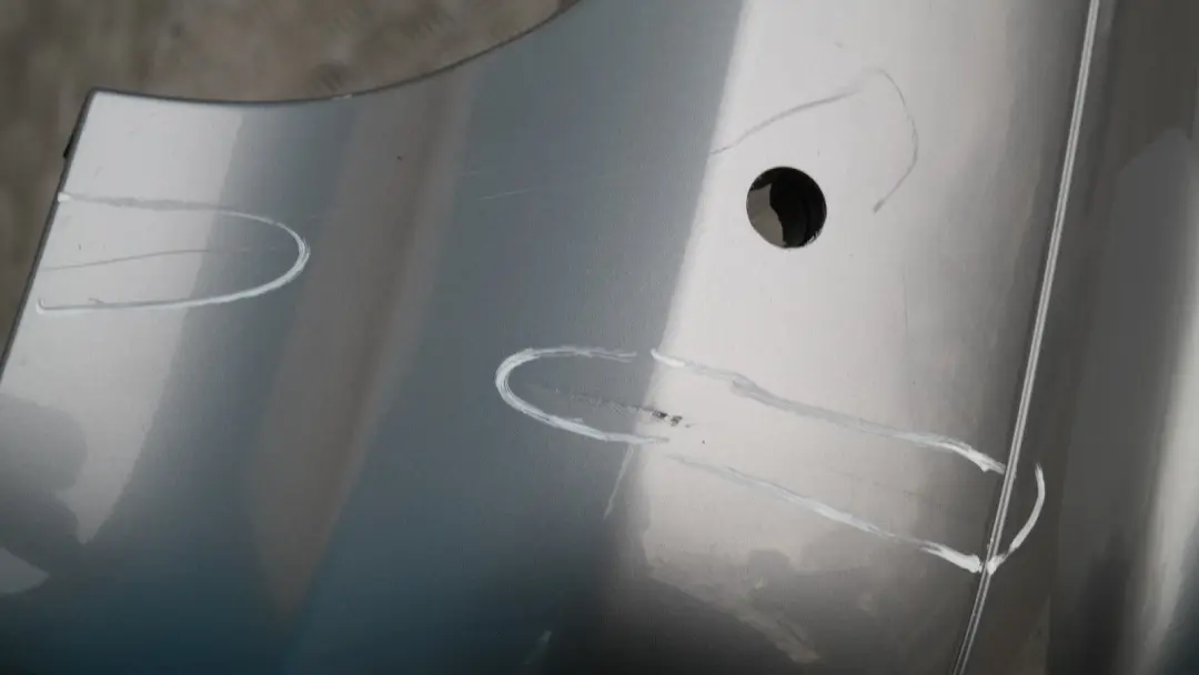 BMW E61 Zderzak tylny tył pdc silbergrau A08 - SKU 0306983-SBG - Numer Części 51120306983