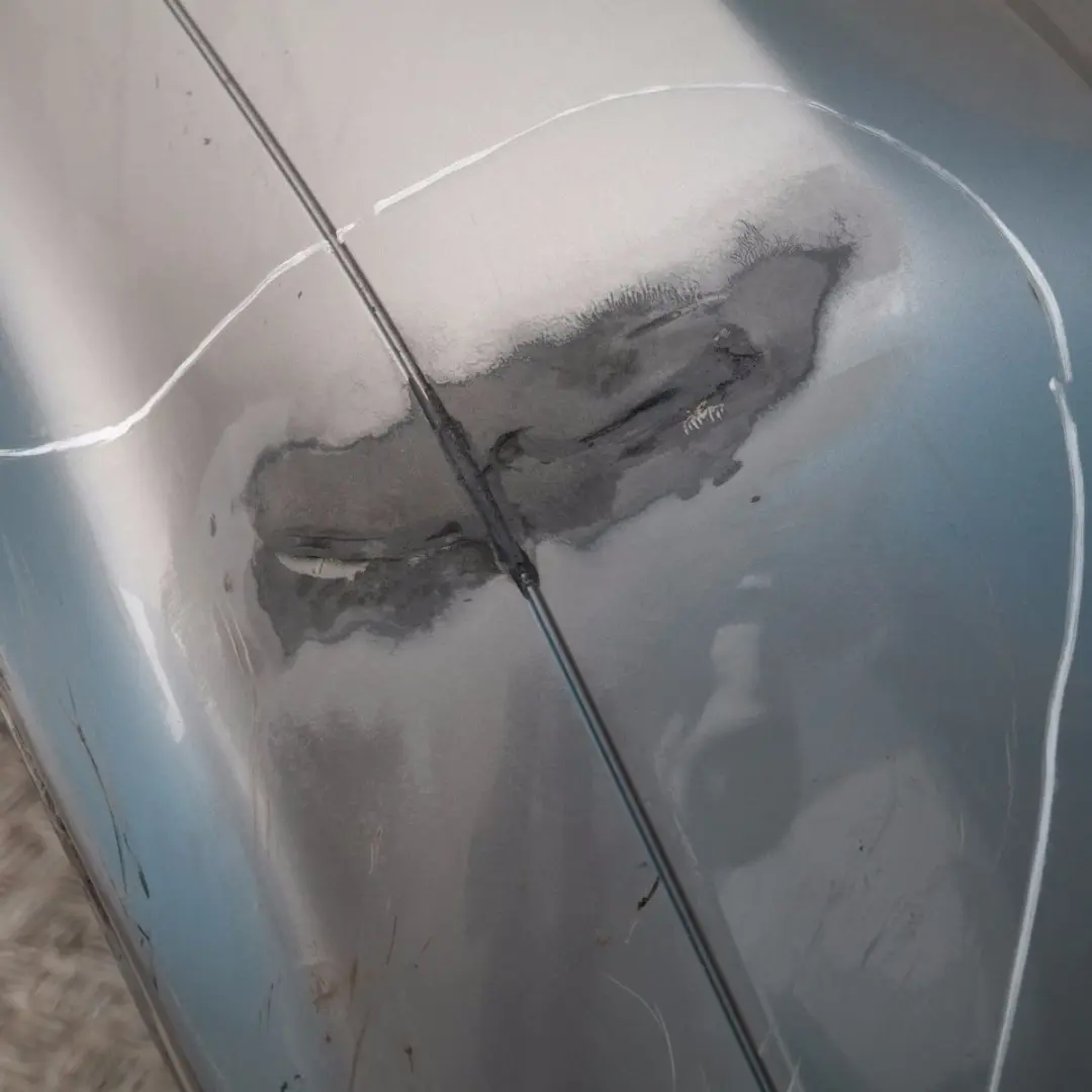 BMW E61 Zderzak tylny tył pdc silbergrau A08 - SKU 0306983-SBG1 - Numer Części 306983
