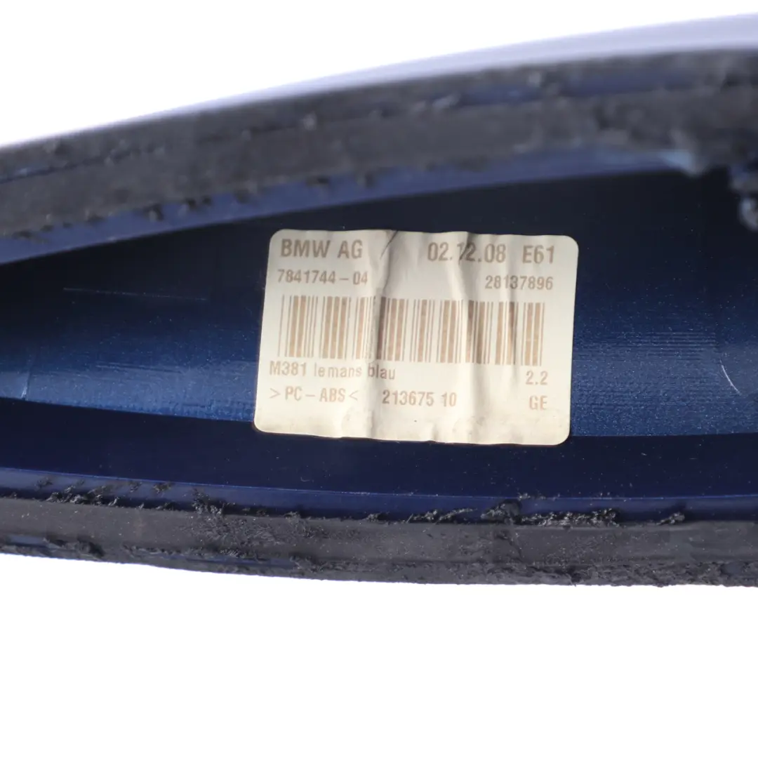 Roof Antenna Shark Empty Housing Fin Cover Le Mans Blue - 354 to BMW E61 with Part number 0308645 BMW E61 Roof Antenna Shark Empty Housing Fin Cover Le Mans Blue - 354 - SKU 0308645-LMB - Part number 0308645