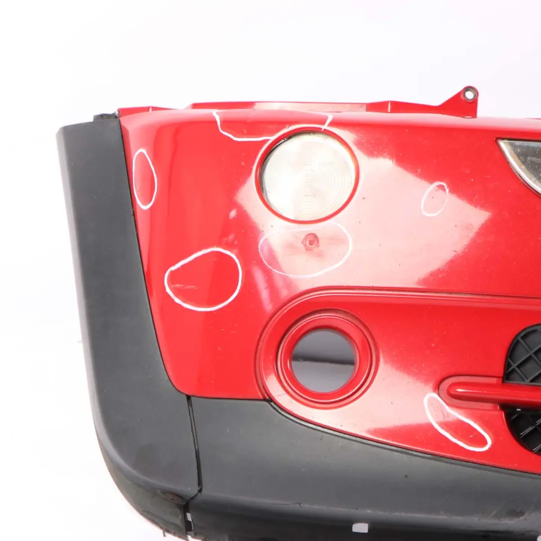 Front Bumper Mini Cooper R50 R52 Complete Panel Chili Red - 851 to with Part number 0308997 Front Bumper Mini Cooper R50 R52 Complete Panel Chili Red - 851 - SKU 0308997-CHRED1 - Part number 0308997