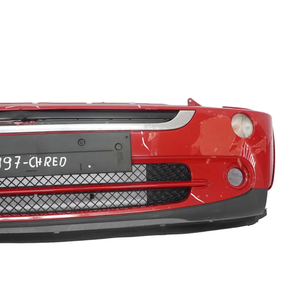 Mini Cooper R50 R52 Complete Front Bumper Panel Chili Red - 851 - SKU 0308997-CHRED - Part number 0308997
