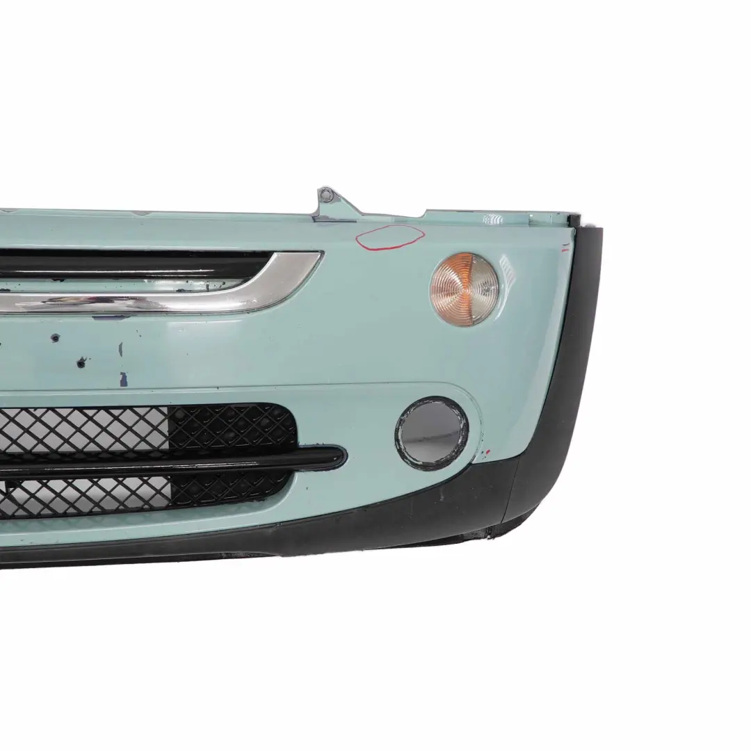 Frontstoßstange komplett Verkleidung blau lackiert für Mini R50 R52 mit Teilenummer 0308998 Mini R50 R52 Frontstoßstange komplett Verkleidung blau lackiert - SKU 0308998-BLUE - Teilenummer 0308998