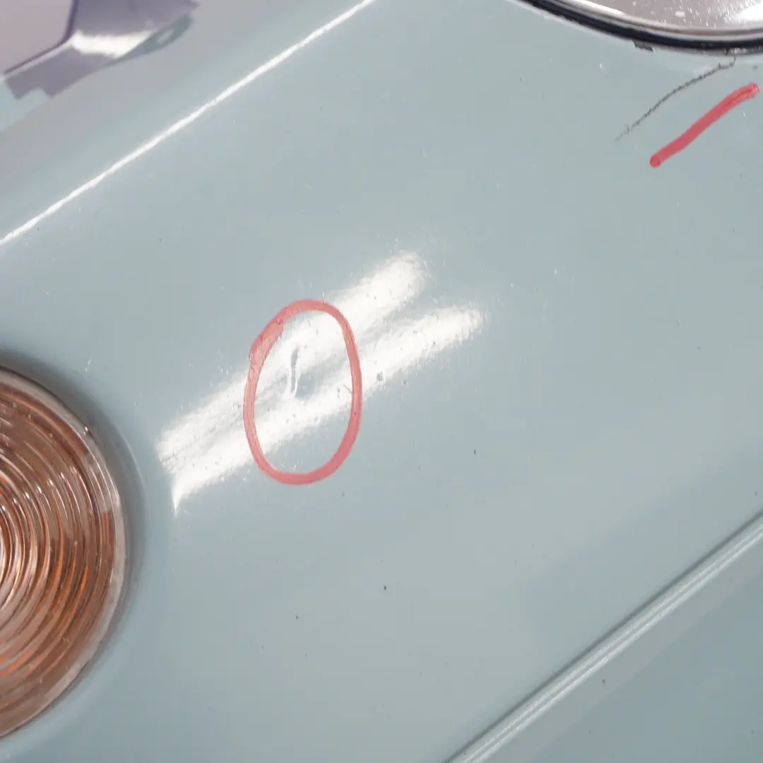 Frontstoßstange komplett Verkleidung blau lackiert für Mini R50 R52 mit Teilenummer 0308998 Mini R50 R52 Frontstoßstange komplett Verkleidung blau lackiert - SKU 0308998-BLUE - Teilenummer 0308998