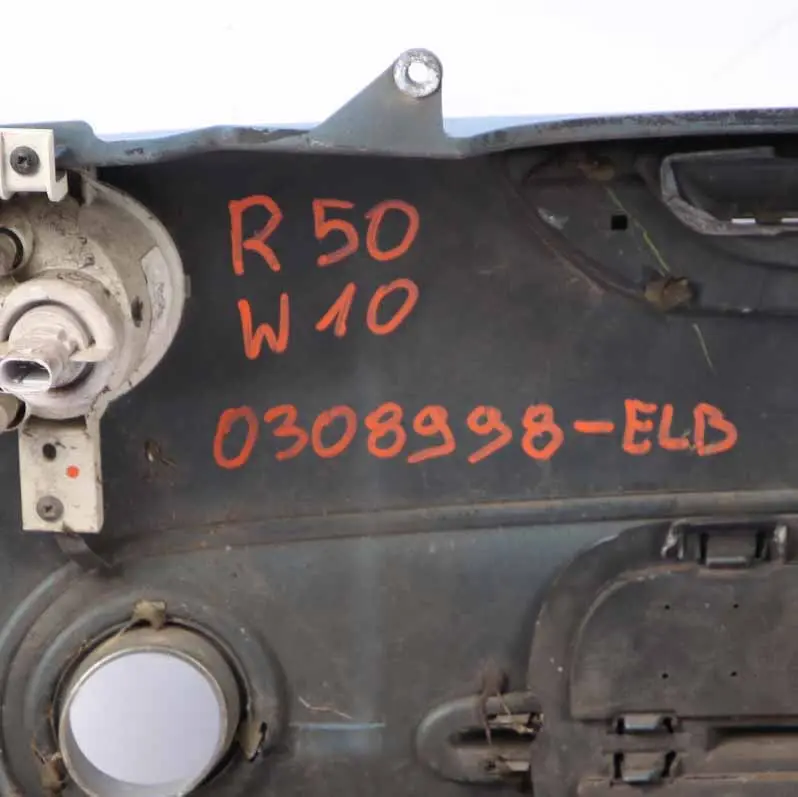 Front Bumper Mini R50 R52 Complete Panel Cover Trim Electric Blue Metallic - 870 to with Part number 0308998 Front Bumper Mini R50 R52 Complete Panel Cover Trim Electric Blue Metallic - 870 - SKU 0308998-ELB - Part number 0308998