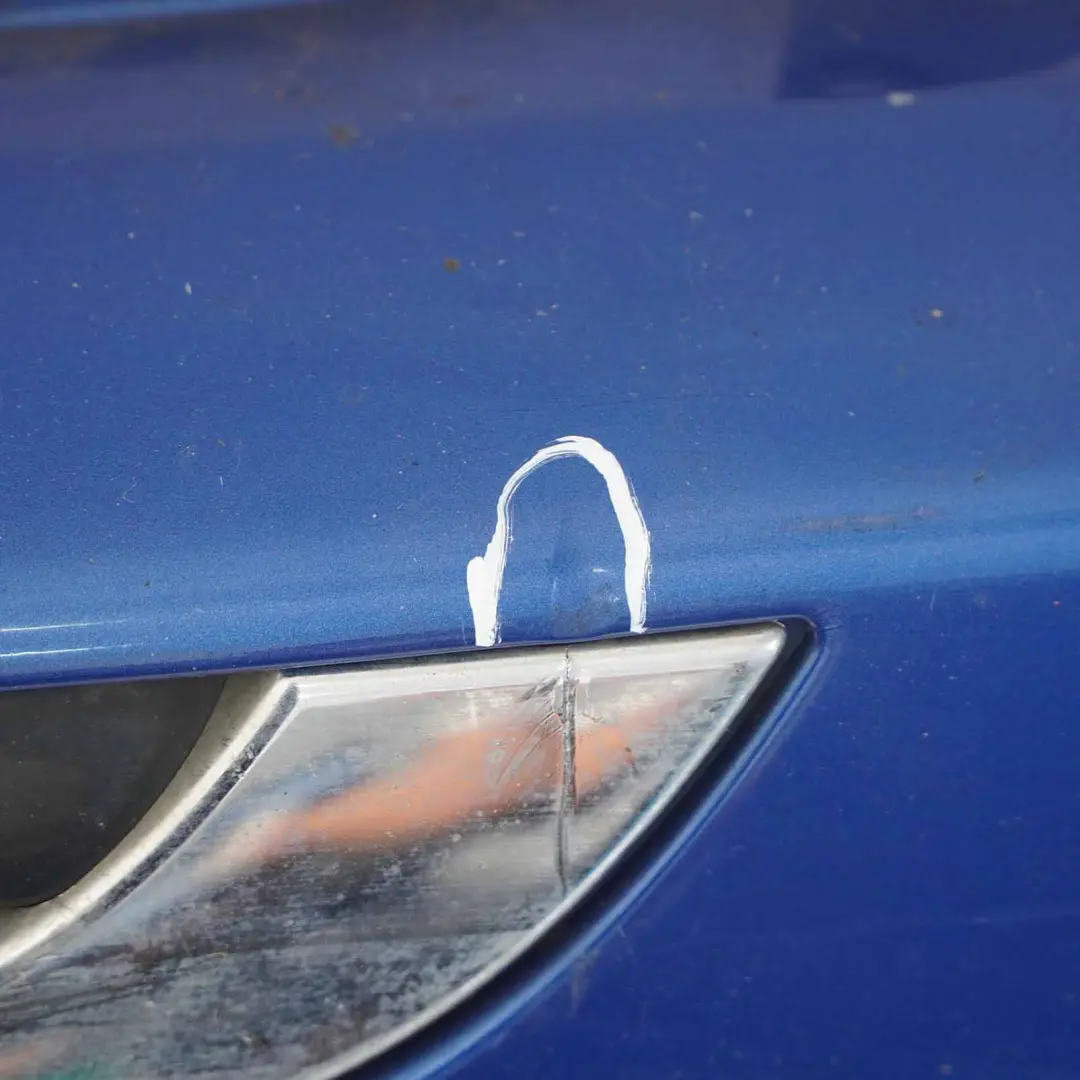 Mini R50 R52 Front Bumper Trim Panel Hyper Blue Metallic - A28 - SKU 0308998-HYB1 - Part number 0308998