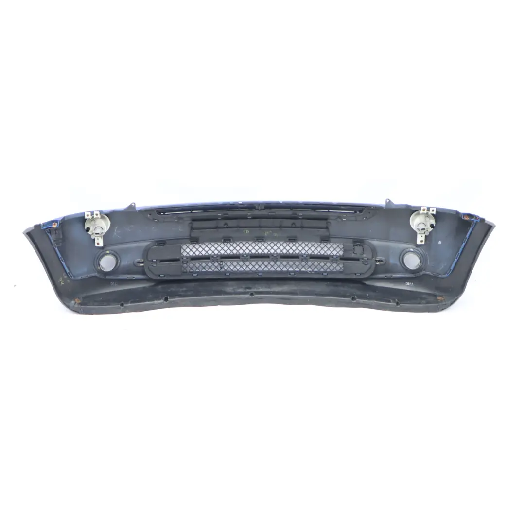 Front Bumper Complete Trim Panel Hyper Blue Metallic - A28 to Mini R50 R52 with Part number 0308998 Mini R50 R52 Front Bumper Complete Trim Panel Hyper Blue Metallic - A28 - SKU 0308998-HYB3 - Part number 0308998