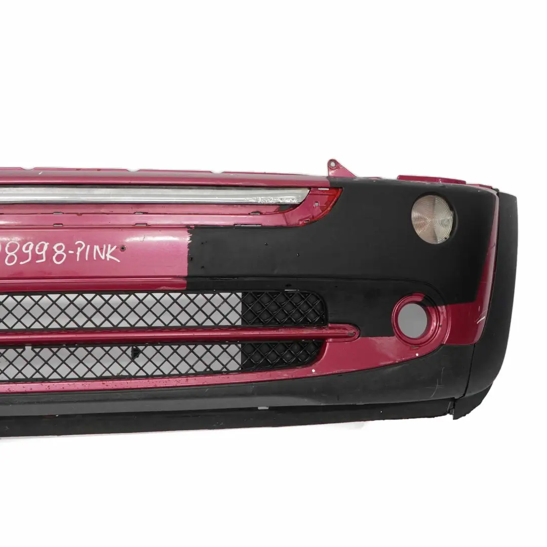 Mini R50 R52 Frontstoßstange komplett Verkleidung Rosa lackiert - SKU 0308998-PINK - Teilenummer 0308998