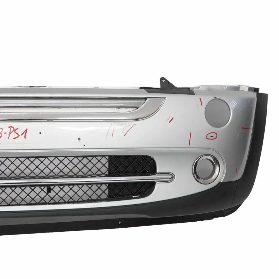 Mini Cooper R50 R52 Pannello Paraurti Anteriore Completo Argento Puro - 900 - SKU 0308998-PS1 - Numero di parte 0308998