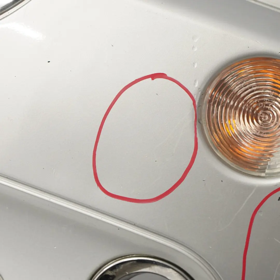 Pannello Paraurti Anteriore Completo Argento Puro - 900 per Mini Cooper R50 R52 con numero di parte 0308998 Mini Cooper R50 R52 Pannello Paraurti Anteriore Completo Argento Puro - 900 - SKU 0308998-PS2 - Numero di parte 0308998