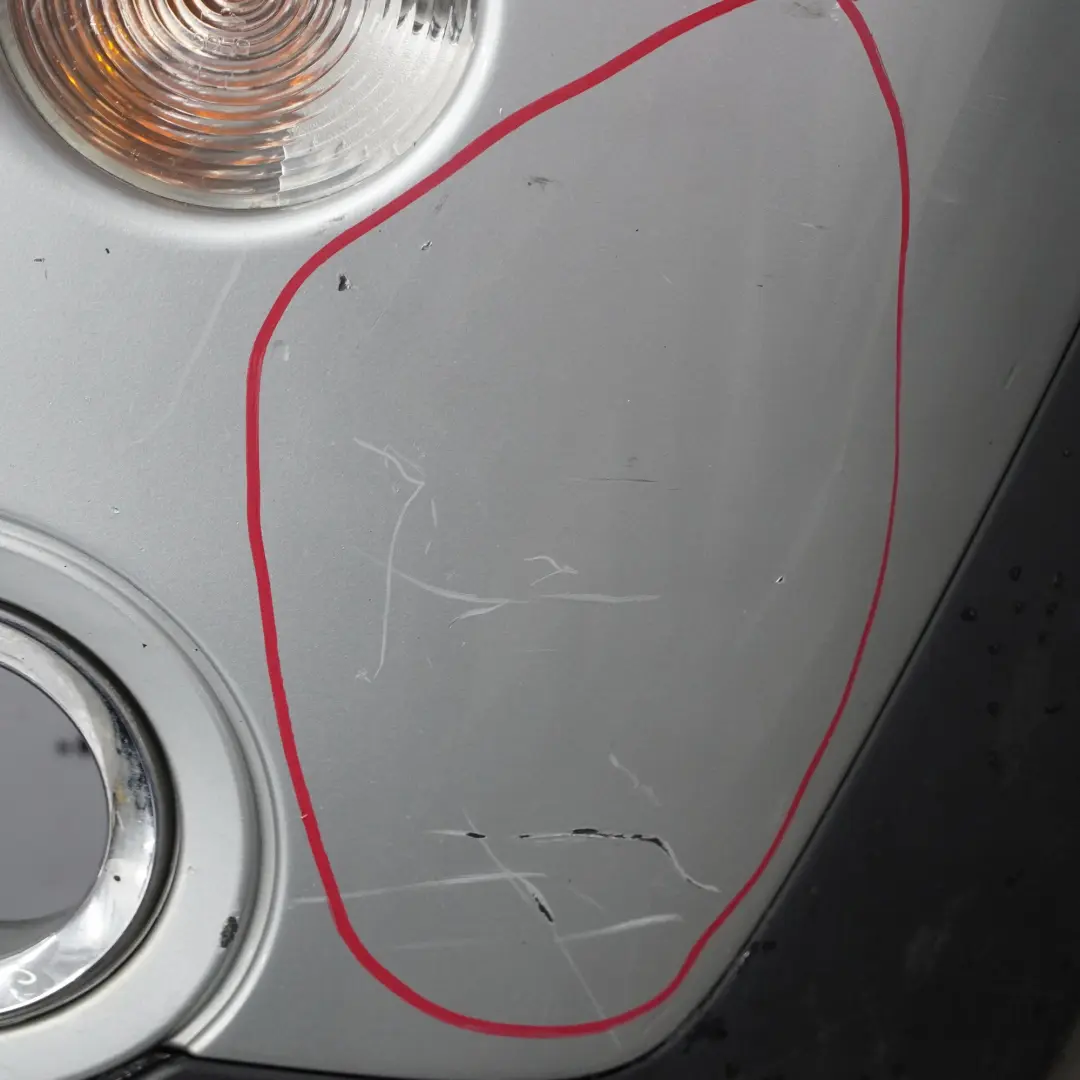  £Mini Cooper R50 R52 Complete Front Bumper Panel Pure Silver Metallic - 900 - SKU 0308998-PS2 - Part number 0308998