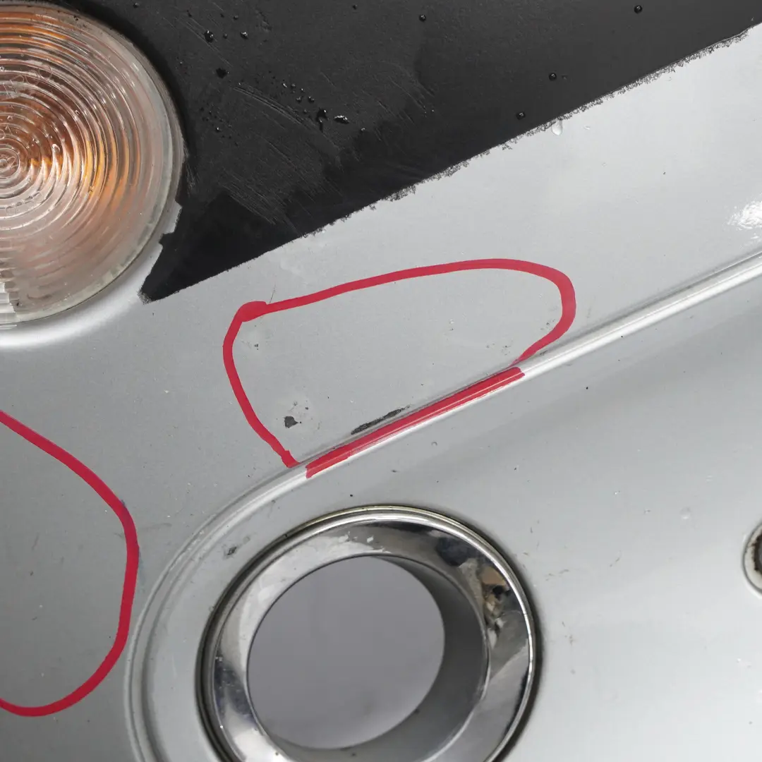 Pannello Paraurti Anteriore Completo Argento Puro - 900 per Mini Cooper R50 R52 con numero di parte 0308998 Mini Cooper R50 R52 Pannello Paraurti Anteriore Completo Argento Puro - 900 - SKU 0308998-PS2 - Numero di parte 0308998