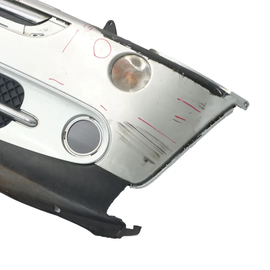Mini Cooper R50 R52 Pannello Paraurti Anteriore Completo Argento Puro - 900 - SKU 0308998-PS4 - Numero di parte 0308998