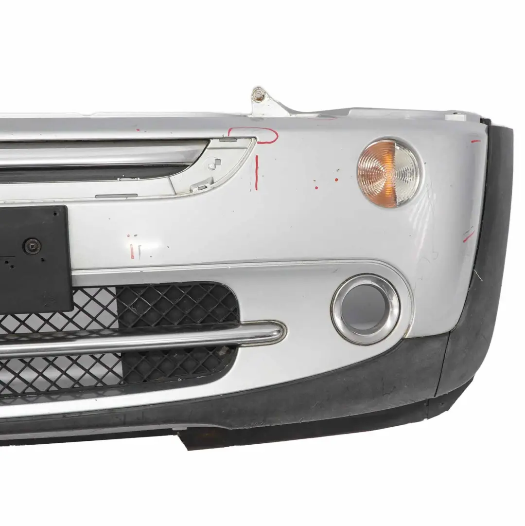 Parachoques Delantero Completo Plata Puro Metalizado - 900 para Mini Cooper R50 R52 con número de pieza 0308998 Mini Cooper R50 R52 Parachoques Delantero Completo Plata Puro Metalizado - 900 - SKU 0308998-PS5 - Número de pieza 0308998