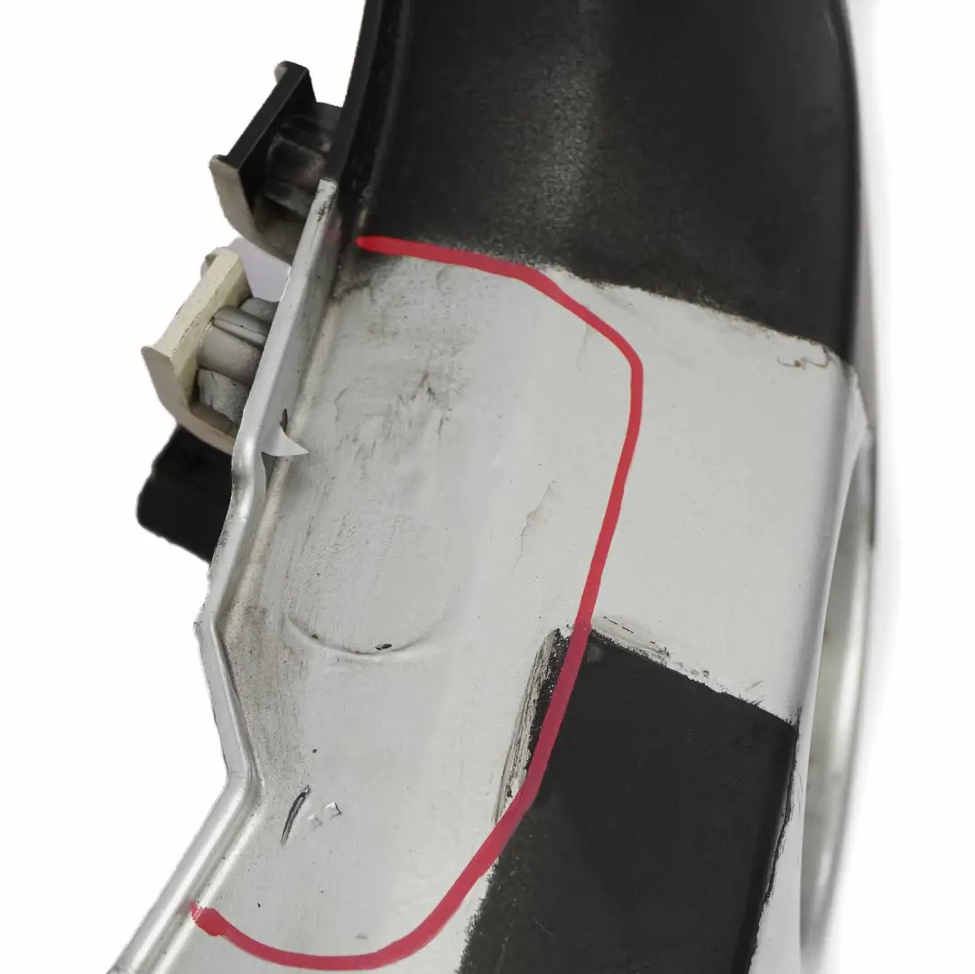 Mini Cooper R50 R52 Pannello Paraurti Anteriore Completo Argento Puro - 900 - SKU 0308998-PS6 - Numero di parte 0308998