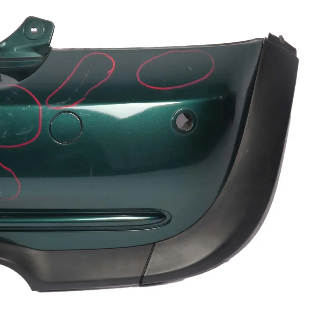 Bumper Rear Panel PDC Cabrio Convertible British Racing Green - 895 to Mini R52 with Part number 0309181 Mini R52 Bumper Rear Panel PDC Cabrio Convertible British Racing Green - 895 - SKU 0309181-BRG - Part number 0309181