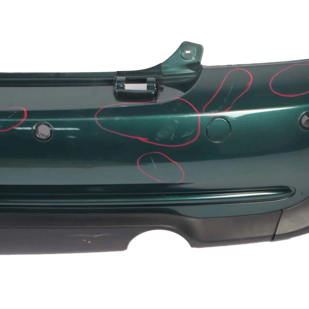 Bumper Rear Panel PDC Cabrio Convertible British Racing Green - 895 to Mini R52 with Part number 0309181 Mini R52 Bumper Rear Panel PDC Cabrio Convertible British Racing Green - 895 - SKU 0309181-BRG - Part number 0309181