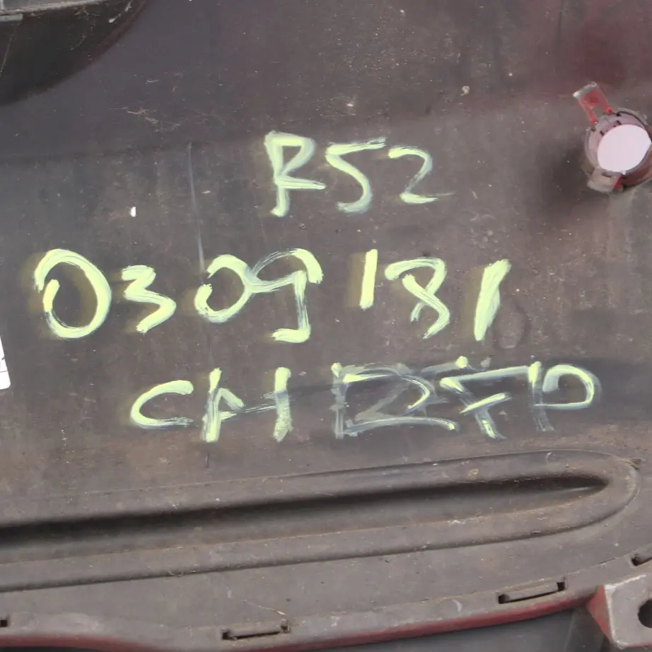 Bumper Rear Panel PDC Cabrio Convertible Chili Red - 851 to Mini R52 with Part number 0309181 Mini R52 Bumper Rear Panel PDC Cabrio Convertible Chili Red - 851 - SKU 0309181-CHRED - Part number 0309181