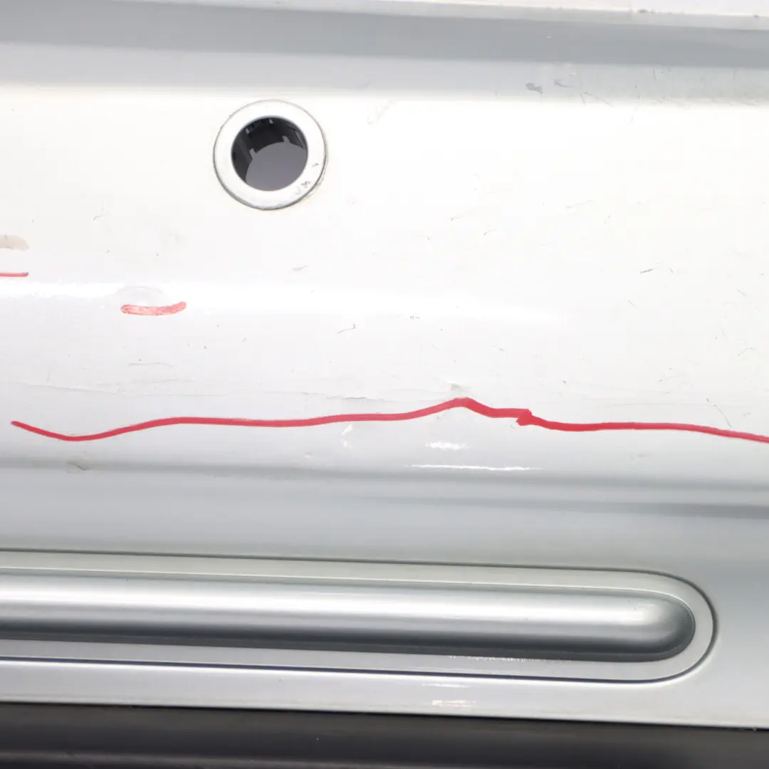 Mini R52 Rear Bumper Panel PDC Pure Silver Metallic - 900 - SKU 0309181-PS - Part number 0309181