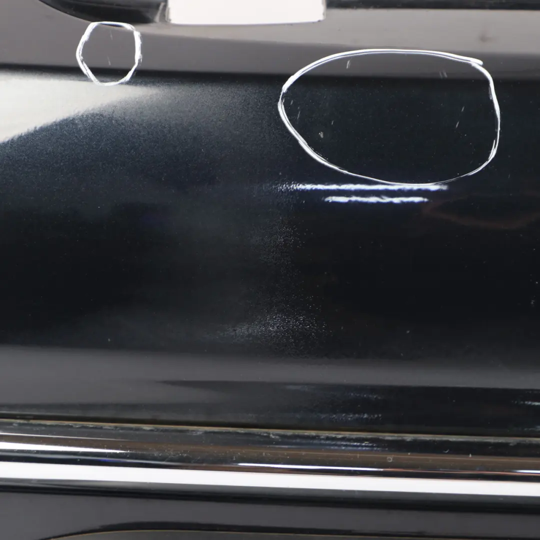 Mini R52 Cabrio Complete Rear Bumper PDC Panel Astro Black Metallic - A25 - SKU 0309183-ASB - Part number 0309183