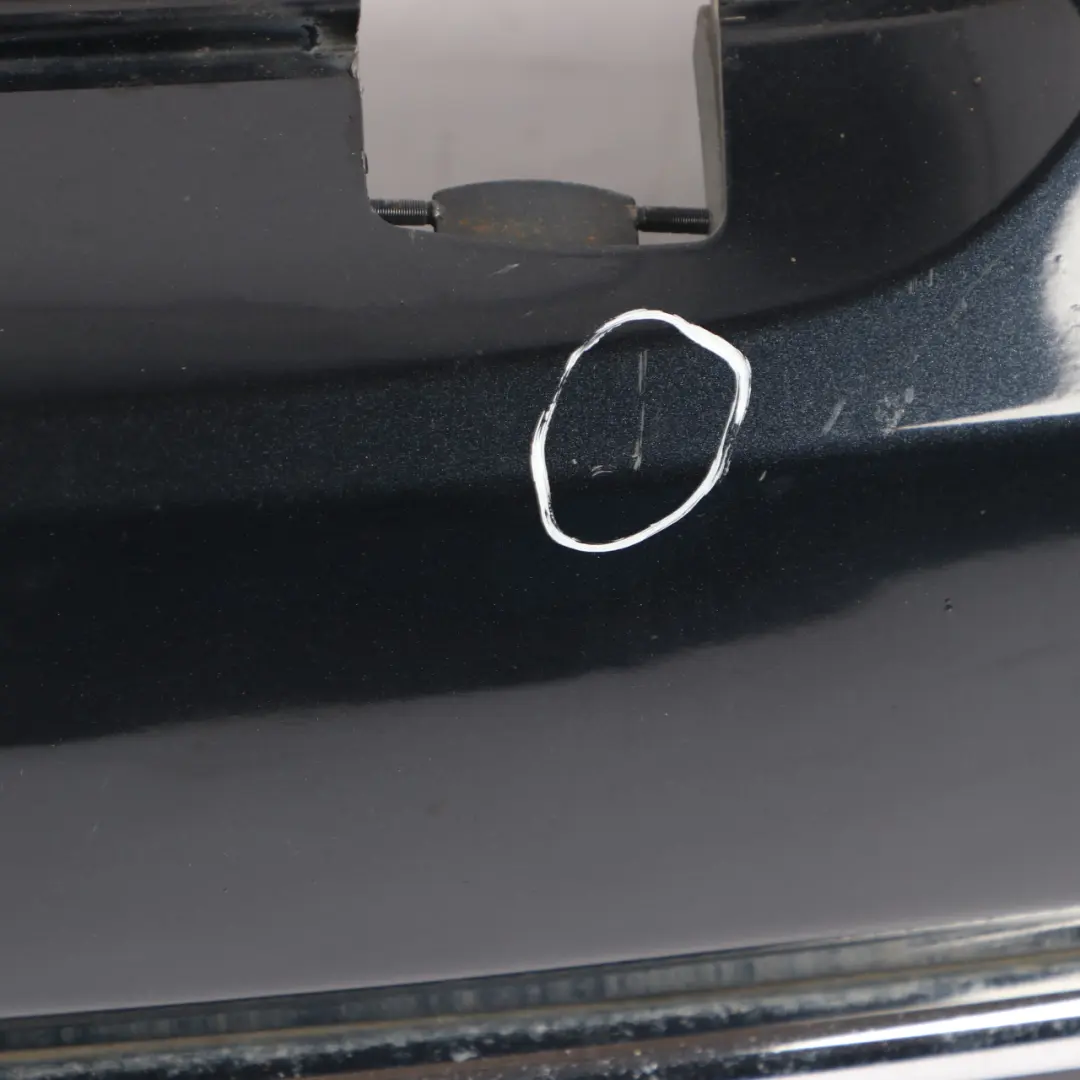 Mini R52 Cabrio Complete Rear Bumper PDC Panel Astro Black Metallic - A25 - SKU 0309183-ASB - Part number 0309183