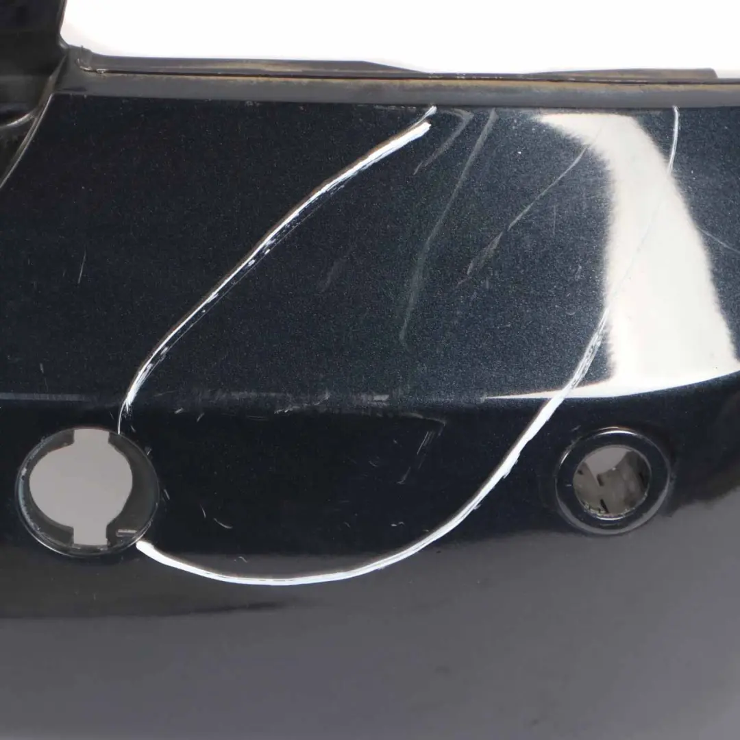 Mini R52 Cabrio Complete Rear Bumper PDC Panel Astro Black Metallic - A25 - SKU 0309183-ASB - Part number 0309183